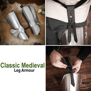 Armadura medieval clásica para piernas