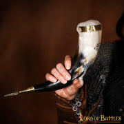 Cuerno vikingo para beber modelo Jormungandr