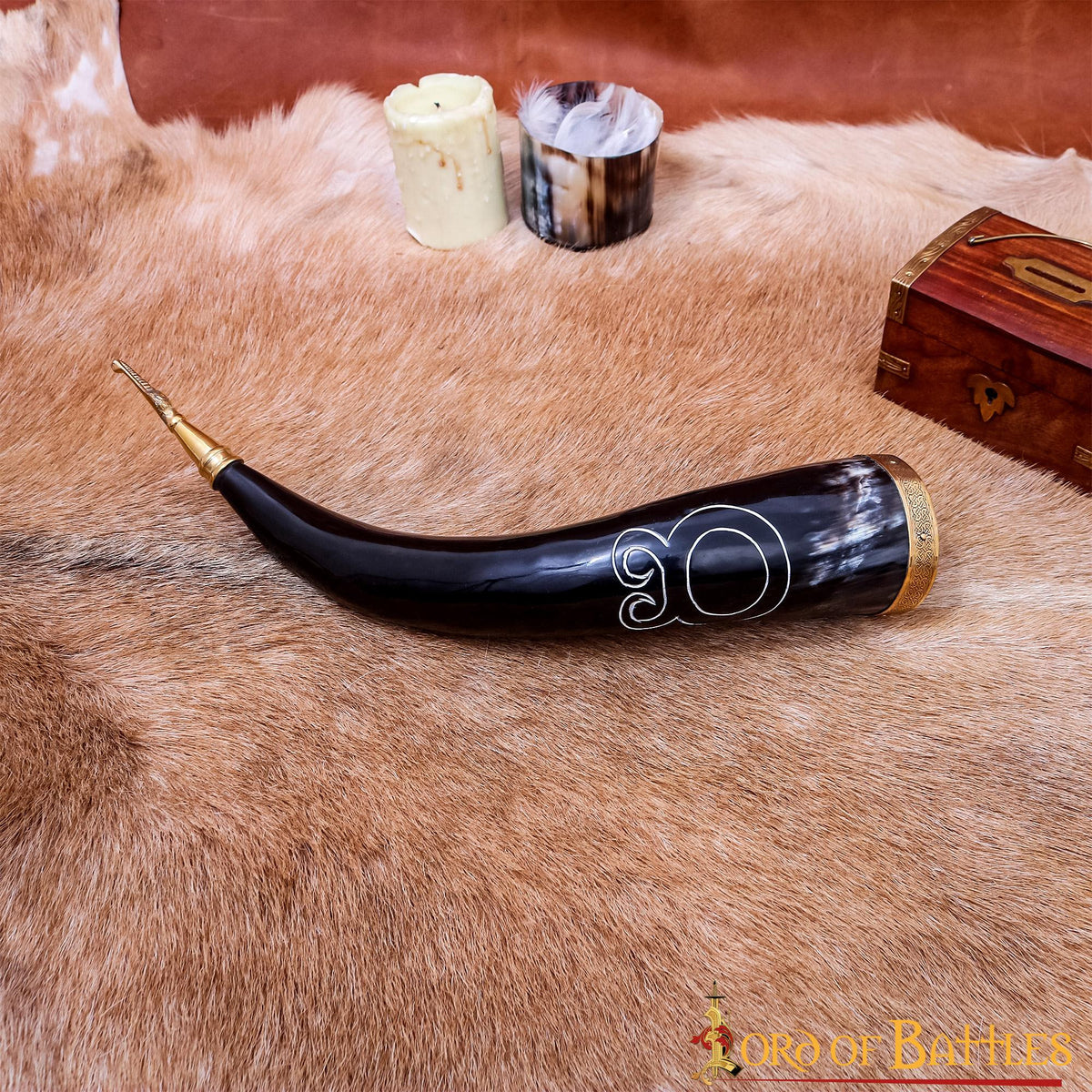 Cuerno vikingo para beber modelo Cruz Troll