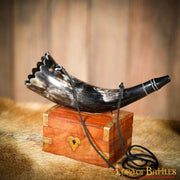 Cuerno vikingo con correa modelo Gjallarhorn