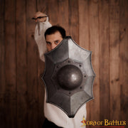 Escudo esgrima histórica Talhoffer Dark Buckler