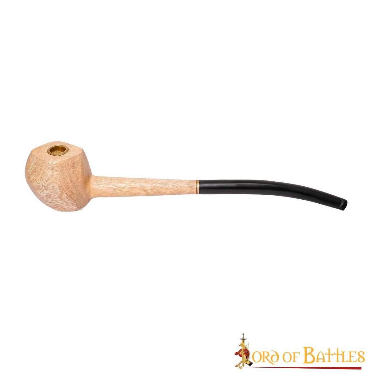 Pipa en madera para recreacionistas y LARP