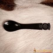 Set 4 cucharas medievales en cuerno de Buey