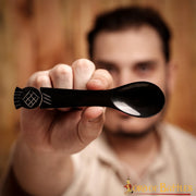 Set 4 cucharas medievales en cuerno de Buey