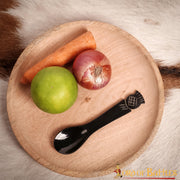 Set 4 cucharas medievales en cuerno de Buey