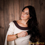 Peine medieval para mujer en cuerno de buey