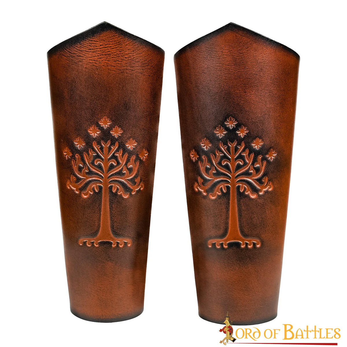 Brazaletes Árbol Blanco de Minas Tirith - Marrones