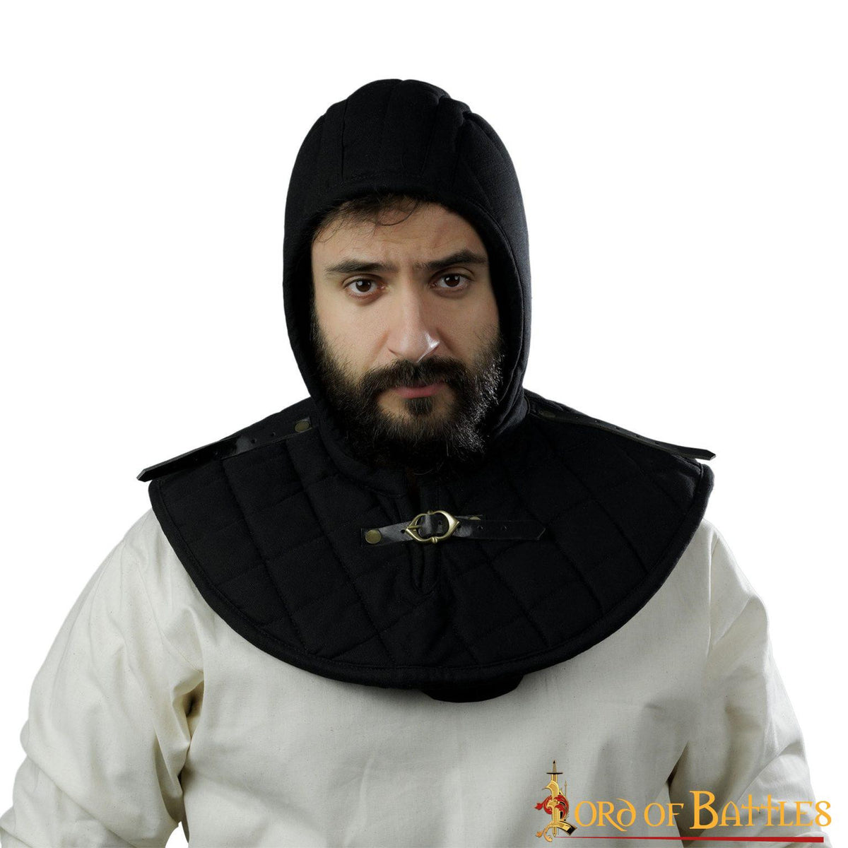 Crespina con gorjal medieval acolchada
