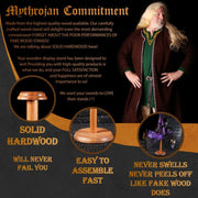 Soporte en madera para colgar cascos (33 cm.)
