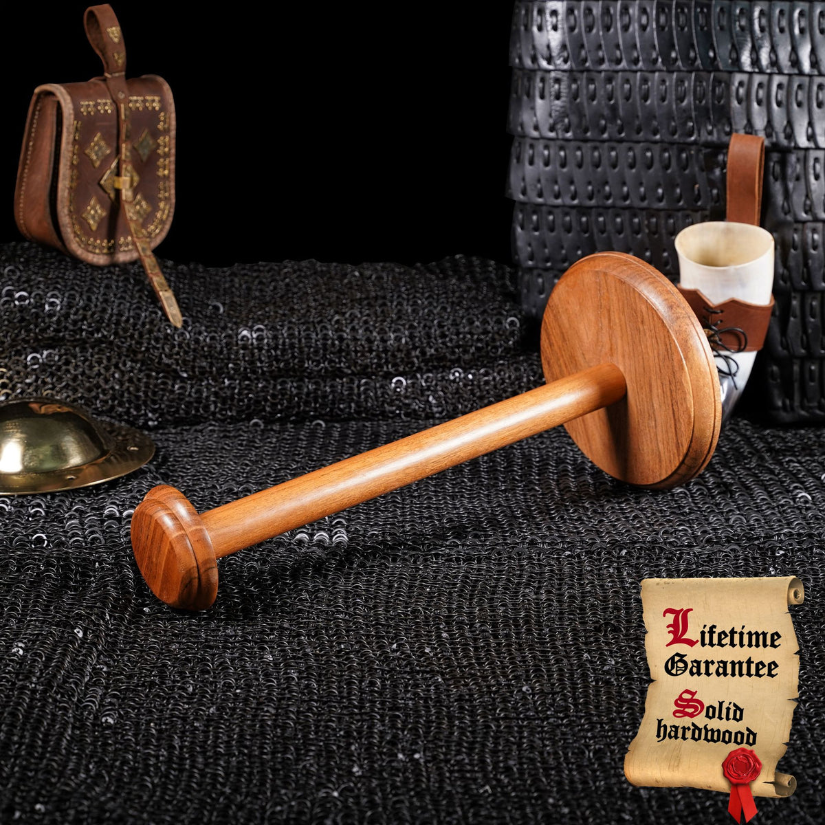 Soporte en madera para colgar cascos (33 cm.)