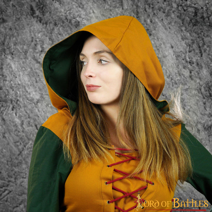 Vestido Medieval Mujer Eyra - Verde