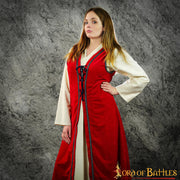 Brial Medieval Julietta en rojo