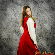 Brial Medieval Julietta en rojo