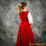 Brial Medieval Julietta en rojo