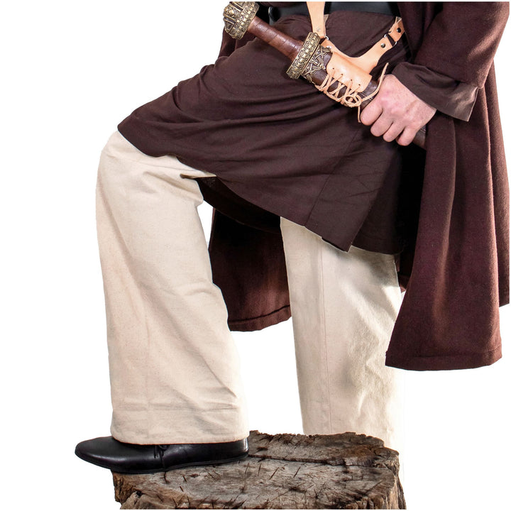 Pantalones vikingos y medievales para guerreros - color crudo