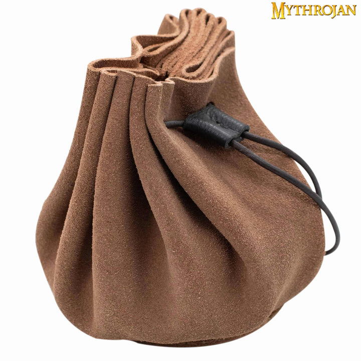 Bolsa medieval limosnera - Marrón Claro (8,8x12,5 cm.)