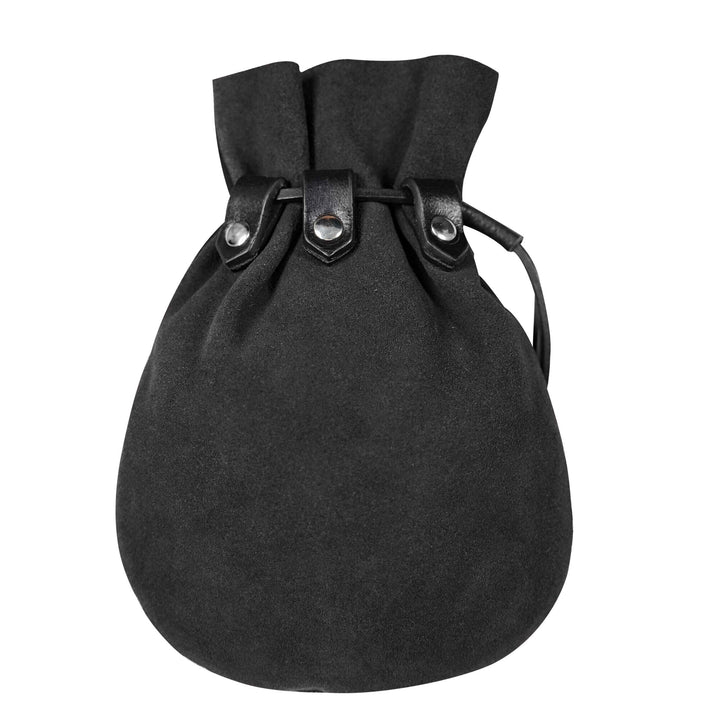 Bolsa medieval limosnera - Negra (23,3x18,2 cm.)