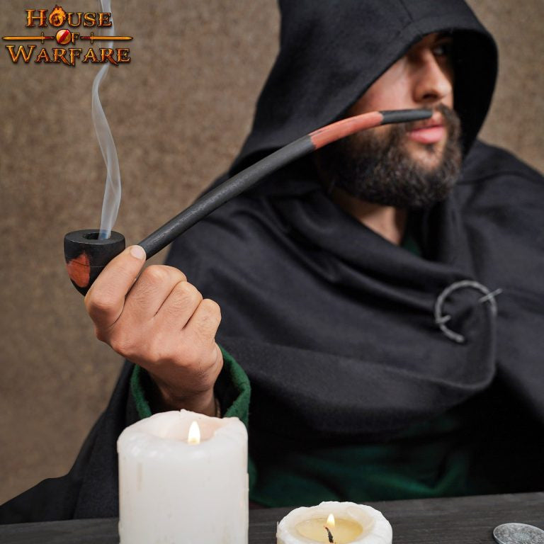Pipa de fumar medieval del mago errante