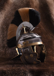 Casco Romano Imperial Galo Weisenau con cresta