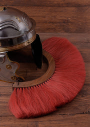 Penacho en madera para casco romano - Rojo