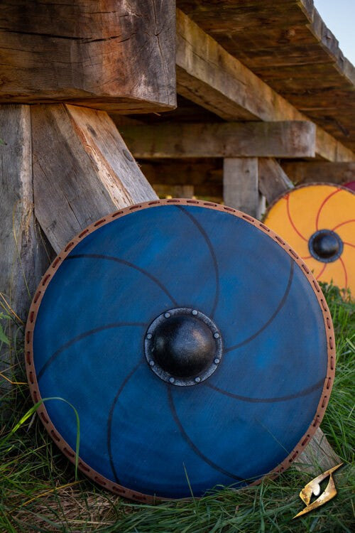 Escudo Vikingo Gastir para LARP (Azul)