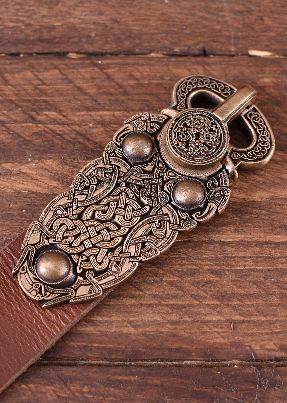 Cinturón Vikingo Sutton Hoo en piel