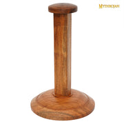 Soporte para exhibición de cascos en madera (38 cm.)