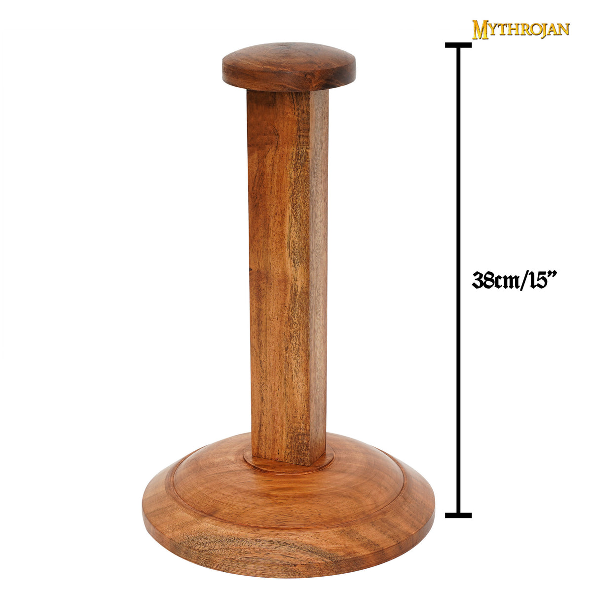 Soporte para exhibición de cascos en madera (38 cm.)