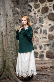 Blusa medieval Morgan hombros al aire
