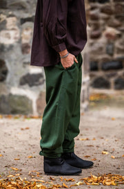 Pantalón medieval verde suave