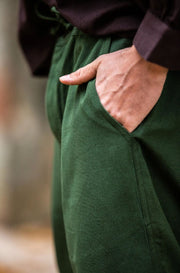 Pantalón medieval verde suave