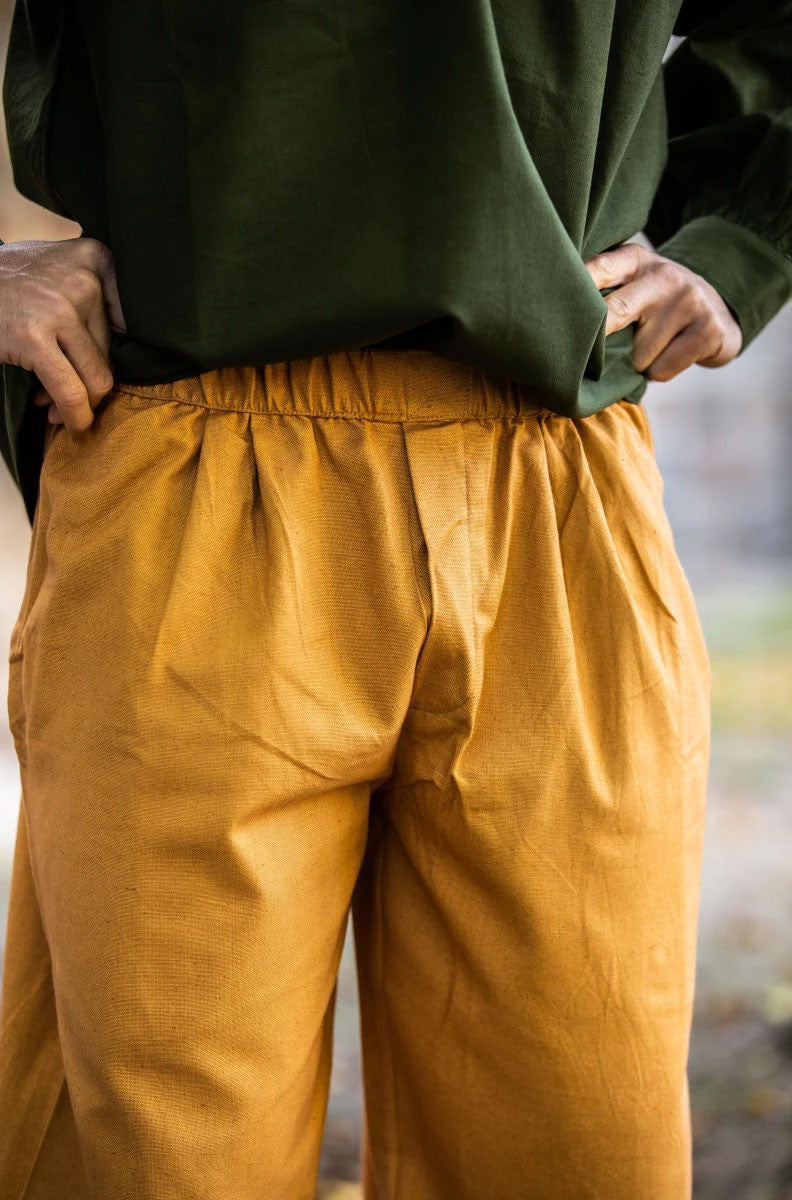 Pantalón pirata Vincent, color marrón miel