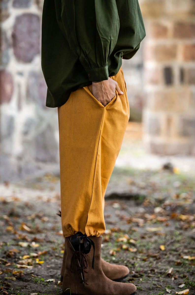 Pantalón pirata Vincent, color marrón miel