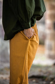 Pantalón pirata Vincent, color marrón miel