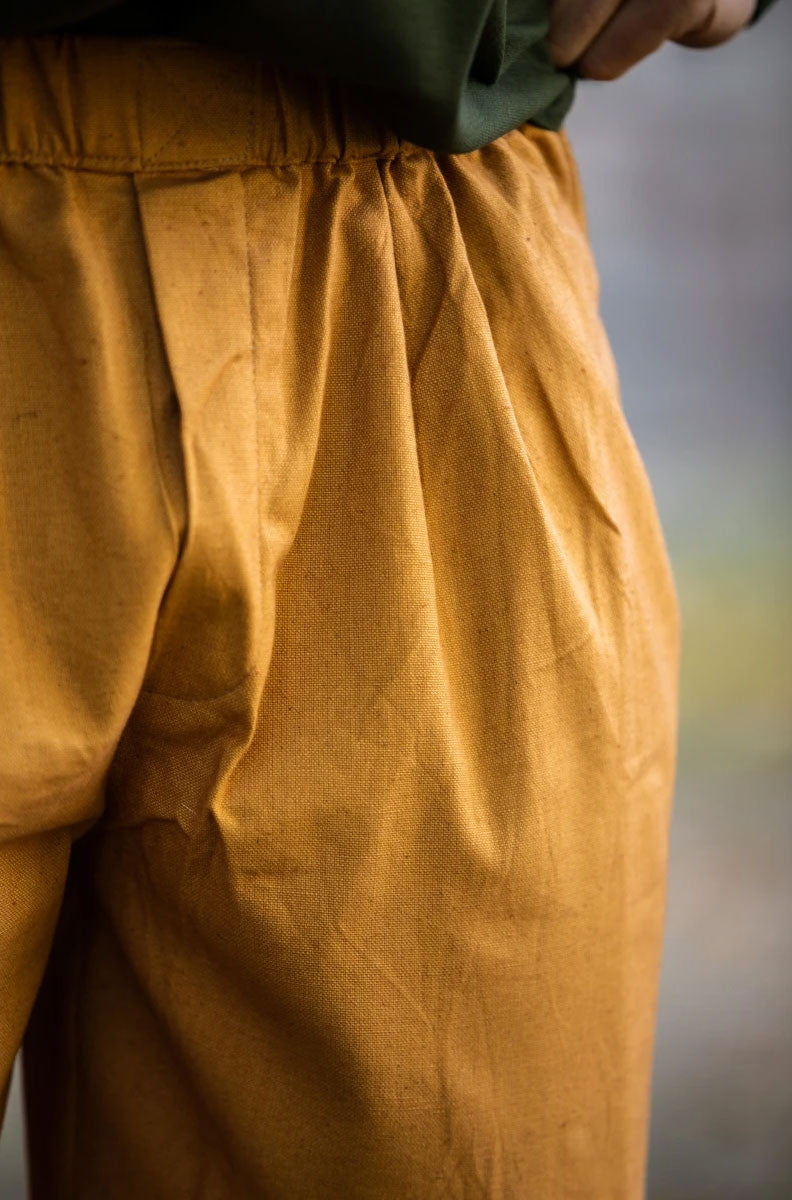 Pantalón pirata Vincent, color marrón miel
