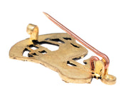 Broche en bronce de peregrino Agnus Dei