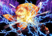 Estandarte-Bandera Demon Slayer de Zenitsu Agatsuma (70x100 cms.)