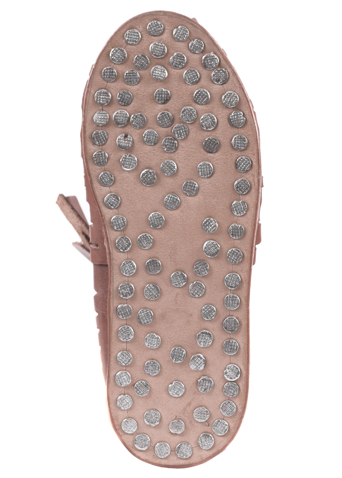 Sandalias romanas Caligae, cuero marrón claro