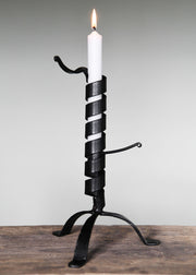 Candelabro medieval trenzado ajustable (30 cm.)