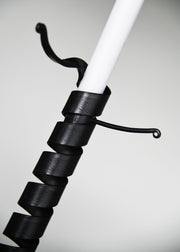 Candelabro medieval trenzado ajustable (30 cm.)