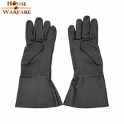 Guantes Medievales en cuero negro