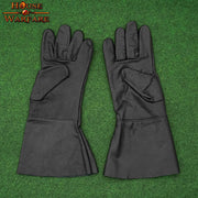 Guantes Medievales en cuero negro