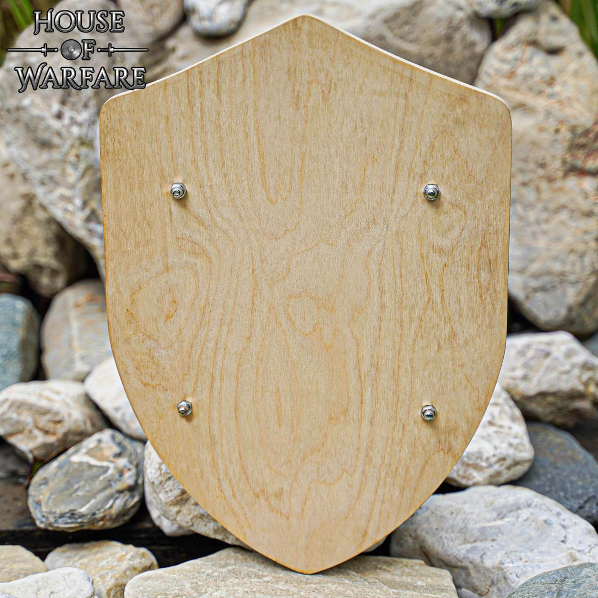 Escudo medieval en madera, customizable