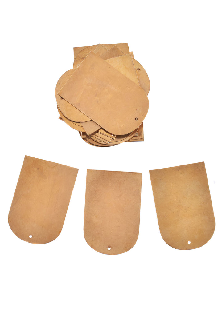 Set de 25 placas de latón para armadura lamelar (7,5 cm.)