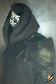 Conjunto de gorjal y hombreras modelo Undead
