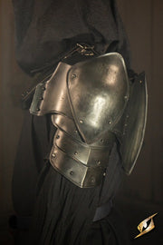 Conjunto de gorjal y hombreras modelo Undead