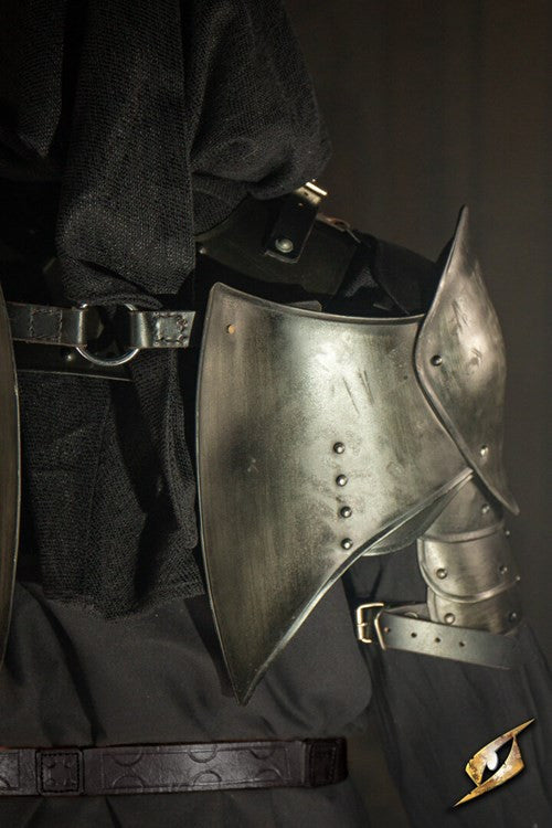 Conjunto de gorjal y hombreras modelo Undead