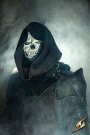 Conjunto de gorjal y hombreras modelo Undead