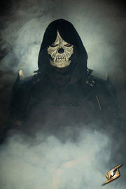 Conjunto de gorjal y hombreras modelo Undead