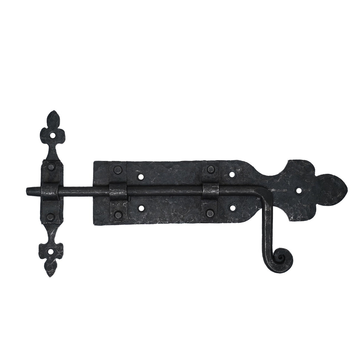 Pestillo para puerta medieval forjado